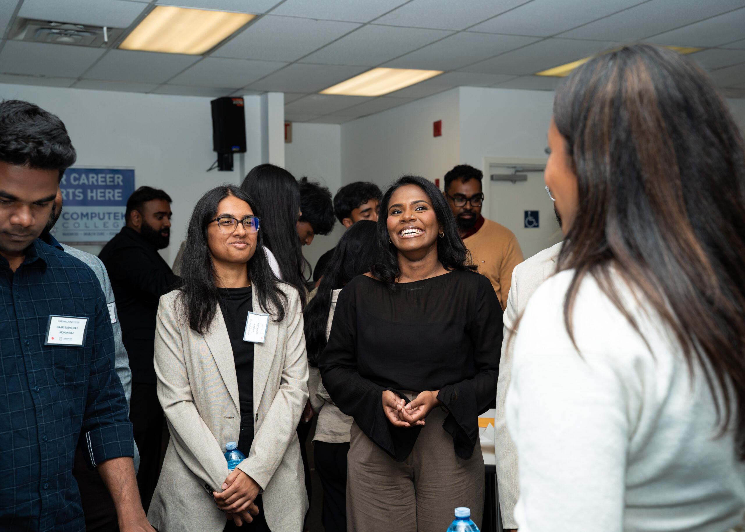 Mentors and mentees engaging during the Paalam mentorship program launch